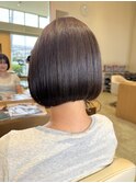おさまりボブ/アッシュブラウン