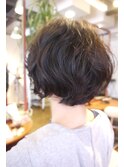 ≪ｔｒｕｔｈ≫ウエット×ミックスショートパーマ