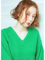 ラレイ(Lalei)&nbsp;【lalei】センターパートくせ毛風パーマ