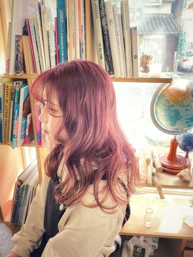 ピエスデシュブー(piece des cheveux) カシスルージュグラデーション