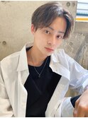 前下がりセンターパート/ツイストスパイラルパーマ