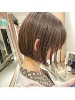 ヘアサロンガリカアオヤマ(hair salon Gallica aoyama)&nbsp;乾かしただけで綺麗に収まるボブ