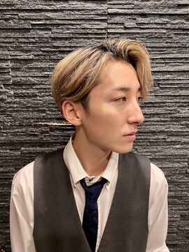 プレミアムバーバー 赤坂店(PREMIUM BARBER produce by HIRO GINZA) 七三/金髪/外国人風ショート/赤坂/六本木