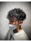 波巻きパーマ[ジェットモヒカン/スパイキーショート]