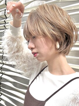 ジエクト 本店(The Ect) 似合わせカット×ハイトーンカラー×ツートンカラー