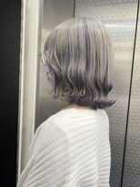 ホワイト 梅田(white)&nbsp;#アンブレラカラー/シルバー×パープル