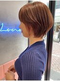 【伊勢】大人美人ショート/セクションカラー/ペールベージュ