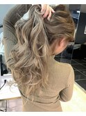 ミルクティーグラデーションカラースタイル☆
