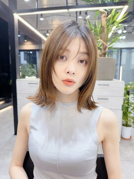 ファンナギンザ(FaNNa ginza) 20代30代40代　外ハネマッシュくびレイヤー［銀座・髪質改善］