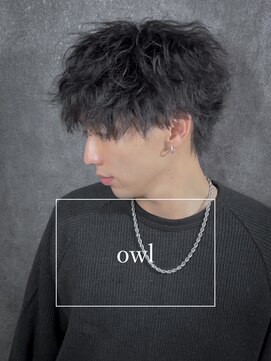 アウル 心斎橋(owl) ツイストスパイラル×波巻き×黒髪マッシュ×ツイスパ