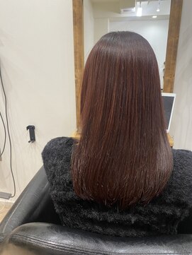 ハーツ(Heart's) 白髪ぼかしハイライト秋色セミロング