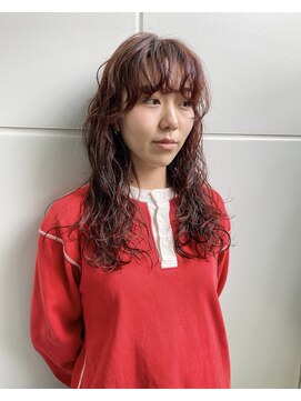 ジュリエッタ(giulietta) ロングパーマ ピンクブラウン