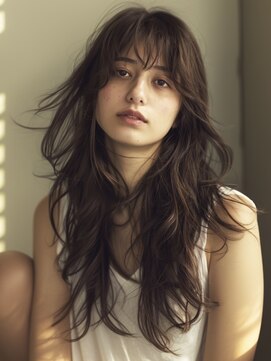 アルトリスト(Altruist Aging×HAIR&SPA) ★ダークアッシュ大人ガーリーボブ着物ミディアムレイヤーカット