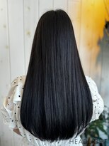 アーサス ヘアー デザイン 鎌取店(Ursus hair Design by HEADLIGHT) ローレイヤーロング×黒髪×小顔