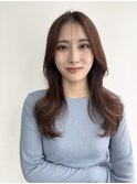 韓国ロング×くびれヘア*フェイスレイヤーカット*白髪染めOK