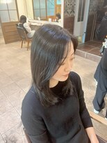 ネオリーブカップ 町田店(Neolive capu) フェミニンロング/くびれヘア/夏/アプリコットオレンジ/小顔