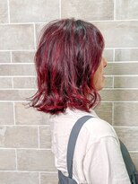 トリエラ 池袋(TRIELA)&nbsp;ディープレッドバレイヤージュカラー