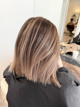 リシェイル(RICHAIR) エアタッチバレイヤージュ×ボブ