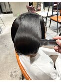 20代30代髪質改善トリートメント艶感ストレート透明感ショート