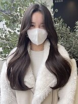 ユニ 表参道(uni)&nbsp;#62/韓国/韓国風/レイヤーカット/後れ毛/くびれヘア/前髪/表参道