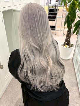 サンクマーケット 渋谷(cinq MARKET) 渋谷ミルクティーベージュハイトーンカラーヘーゼルベージュ韓国