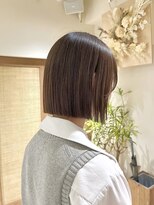 クーナバイトマト 横浜(Cuna by TOMTO)&nbsp;【KANO】ボブ  切りっぱなし  ぱつっとボブ