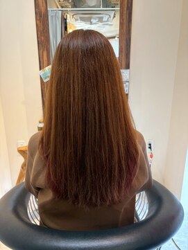 ヘアリゾート粋 トゥジュ 池袋東口店(tujuh) 髪質改善カラー/透明感/ブラウン/ロング/ストレート