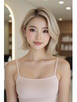 エルサザリープ 三宮(Elsa the leap)&nbsp;ホワイトブロンド/ホワイトミルクティー/ブロンドベージュ