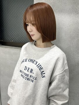 スウィープ 平尾(sweep) オレンジベージュ/ボブ