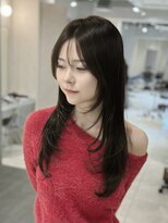 ユーフォリア 池袋東口駅前店(Euphoria)&nbsp;韓国風ハッシュカット◎顔周りレイヤー×暗髪グレージュ