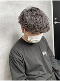 波巻きパーマ