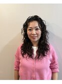 くせ毛×パーマで更にカッコ良さアップ！ロングレイヤー