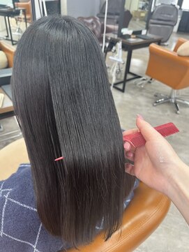 リシャルム 新保店(Re charme) 【艶感ストレート】やわらか縮毛矯正
