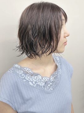 ラウンジ モリオ イケブクロ(Lounge MORIO Ikebukuro) *外ハネボブゆるふわパーマボブ大人ボブ顎ラインボブ30代40代