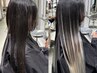 【エクステで作るデザイン】人毛シールエクステ40本＋毛先cut [名駅/名古屋]