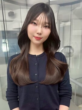 エトワ 中央店(etoi) 大分韓国かき上げレイヤーカット大人レイヤー顔まわりレイヤー