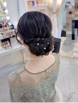 リムネ(RIMUNE) アップヘア/シニョン/結婚式/2次会