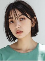 ロディーナ 大口 新子安(rodina)&nbsp;ミルクティーブロンド/ダークブルー/デジタルパーマ/大口新子安