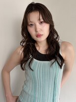 フィルムス 横浜(FILMS+)&nbsp;デジタルパーマ/ミディアムレイヤー/韓国巻き風/顔周りカット