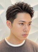 ビジネスカジュアル爽やかアップバング
