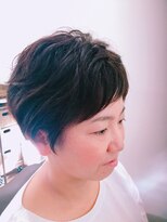 ヘアーデザインスペース リプル(hair design space Ripple) フロント短め 大人のショートスタイル