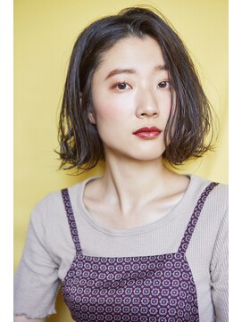 ラレイ(Lalei) 【Lalei】モード　黒髪切りっぱなしボブ　辻幸奈　表参道