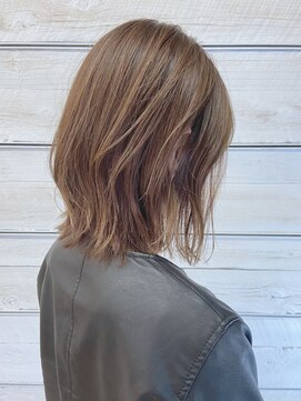 ラシカ(Lacica) 【Lacicaラシカ】大人ベージュ×くびれヘア/ボブルフ