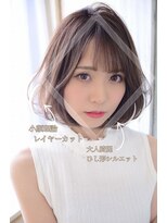 ジュール(Jule)&nbsp;森口峻が創る◎小顔理論カットの法則◆小顔ひし形シルエット