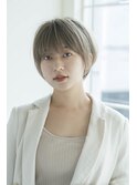 20代30代/大人かわいい/小顔ひし形/ナチュラルショートボブ