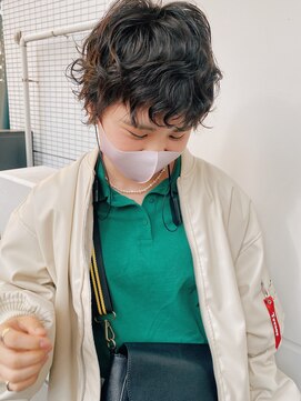 ヘアアンドデイスパ アグー(hair&dayspa AGU) 【横須賀中央 AGU】マッシュショートウルフパーマ