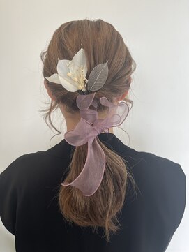 ヘアーブランドジン ヴェール(HAIR BRAND Jin Vert) 編み下ろしヘアセット