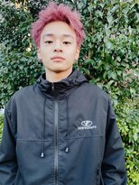 サル 代官山(SAL)&nbsp;【SAL】ワンブリーチくせ毛ピンクショート＊菅原誠＊