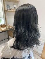 ロエネ(LOENE)&nbsp;【ルイstyle】ツヤ髪☆垢抜け透明感☆ネイビーブルー