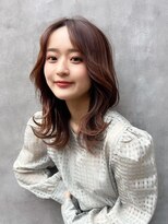 ロンド ストラーダ 心斎橋(Lond strada)&nbsp;韓国前髪顔周りロング×デザインカラー[心斎橋/髪質改善]